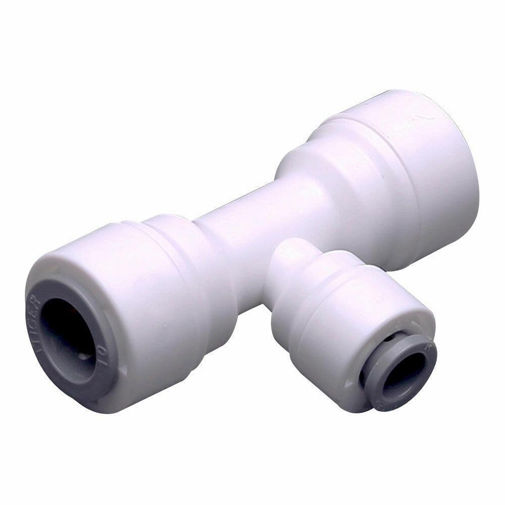 Raccord union droit en ligne en plastique pour tube de 1/4 po à pousser pour connecter 1810-A