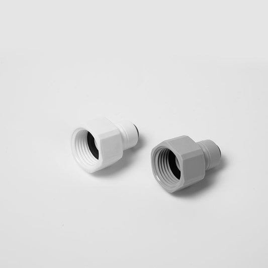 Raccord union droit en ligne en plastique pour tube de 1/4 po à pousser pour connecter 1810-A