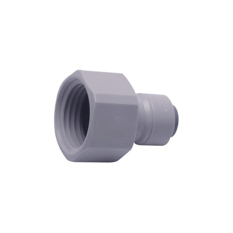 Raccord union droit en ligne en plastique pour tube de 1/4 po à pousser pour connecter 1810-A