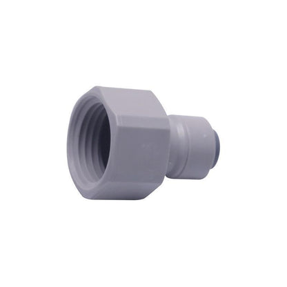 Raccord union droit en ligne en plastique pour tube de 1/4 po à pousser pour connecter 1810-A