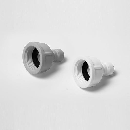Raccord union droit en ligne en plastique pour tube de 1/4 po à pousser pour connecter 1810-A
