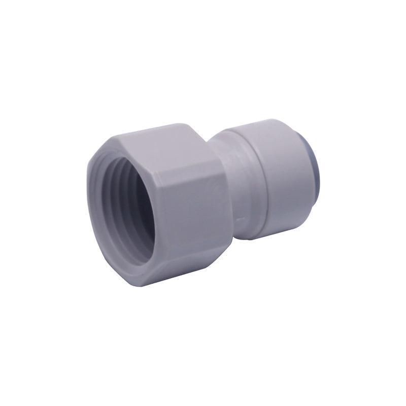 1/2 Inch NPT Female Threaded x 3/8 Inch Tubing Push to Connector, Plastic Quick Connect Adapter for RO Water Reverse Osmosis System 1809-E