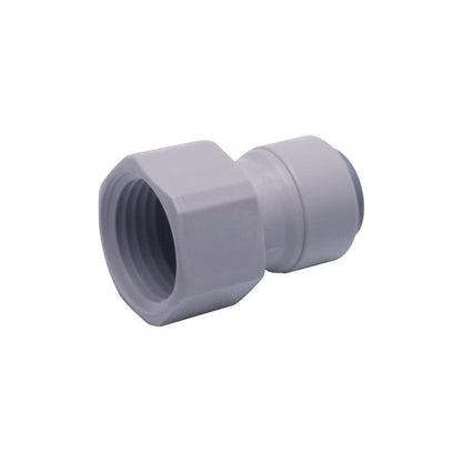 1/2 Inch NPT Female Threaded x 3/8 Inch Tubing Push to Connector, Plastic Quick Connect Adapter for RO Water Reverse Osmosis System 1809-E