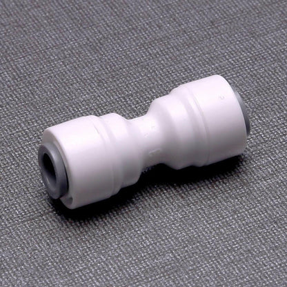 Push to Connect 1/4 inch Tubing, Plastic straight Union quick Connector for RO water system 1810-A