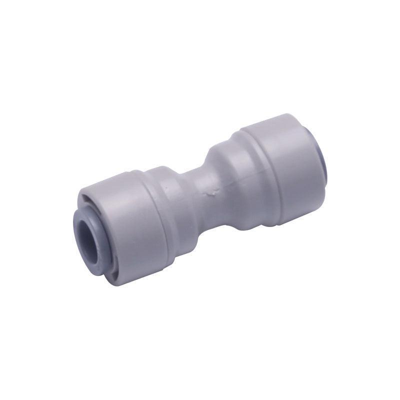 Push to Connect 1/4 inch Tubing, Plastic straight Union quick Connector for RO water system 1810-A