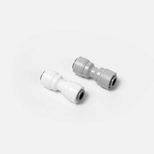 Push to Connect 1/4 inch Tubing, Plastic straight Union quick Connector for RO water system 1810-A