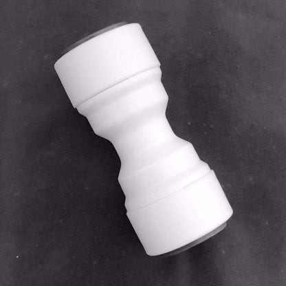 Push to Connect 3/8 inch Tubing, Plastic straight Union quick Connector for RO water system 1810-B