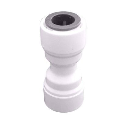Push to Connect 3/8 inch Tubing, Plastic straight Union quick Connector for RO water system 1810-B