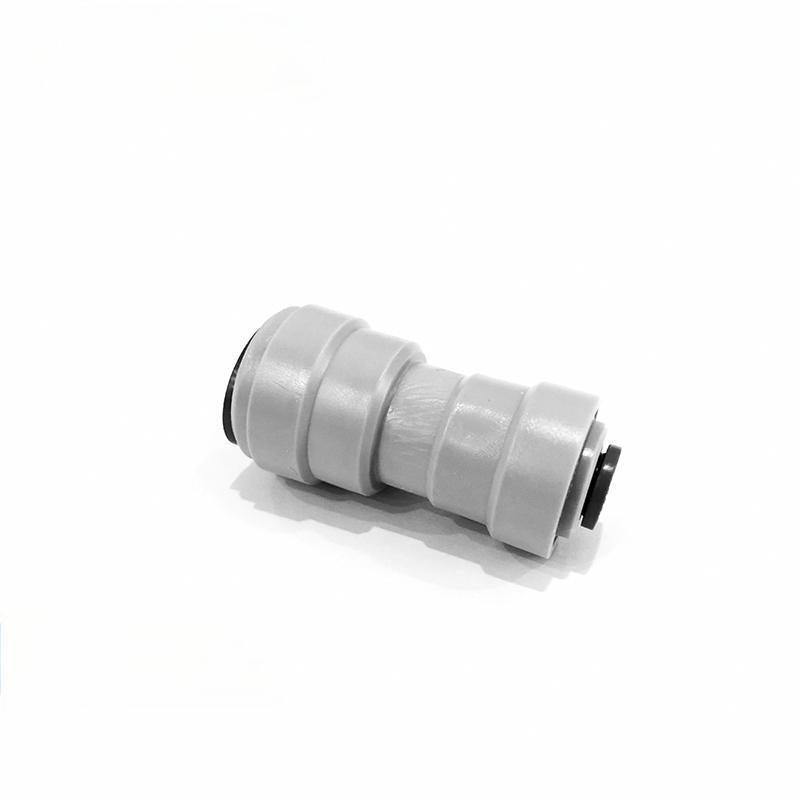 Push to Connect 1/2 x 1/4 inch Tubing, Plastic straight Union quick Connector for RO water system 1810-G