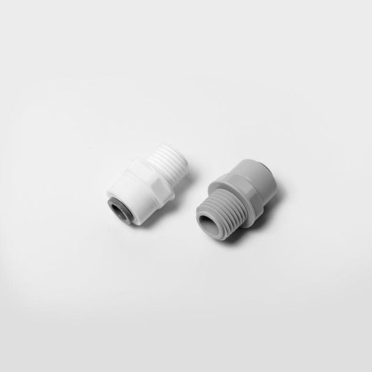 Raccord union droit en ligne en plastique pour tube de 1/4 po à pousser pour connecter 1810-A