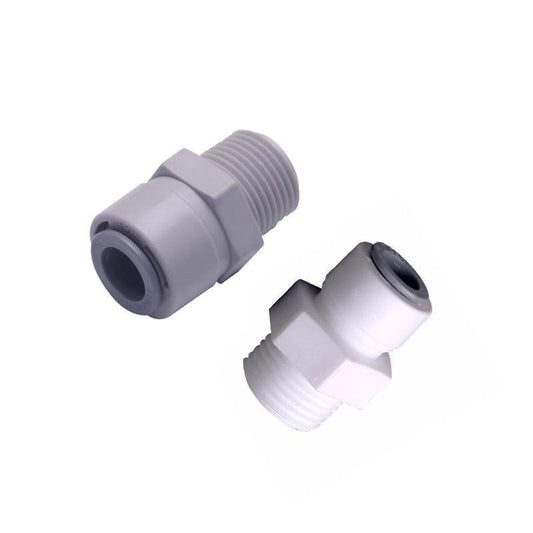 Raccord union droit en ligne en plastique pour tube de 1/4 po à pousser pour connecter 1810-A