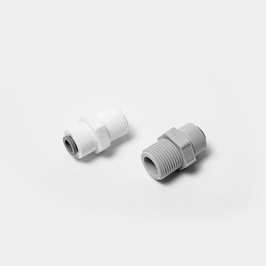 Raccord union droit en ligne en plastique pour tube de 1/4 po à pousser pour connecter 1810-A