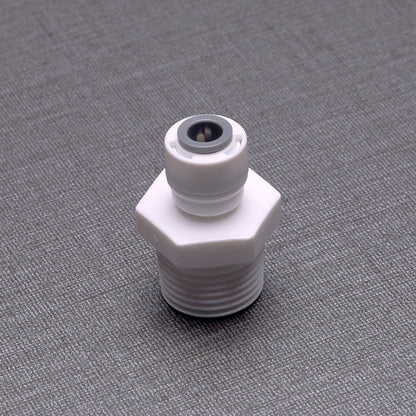 Raccord union droit en ligne en plastique pour tube de 1/4 po à pousser pour connecter 1810-A