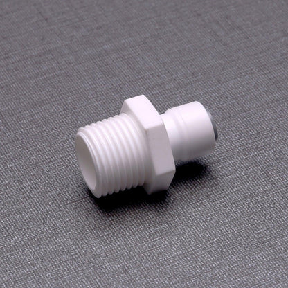 Raccord union droit en ligne en plastique pour tube de 1/4 po à pousser pour connecter 1810-A