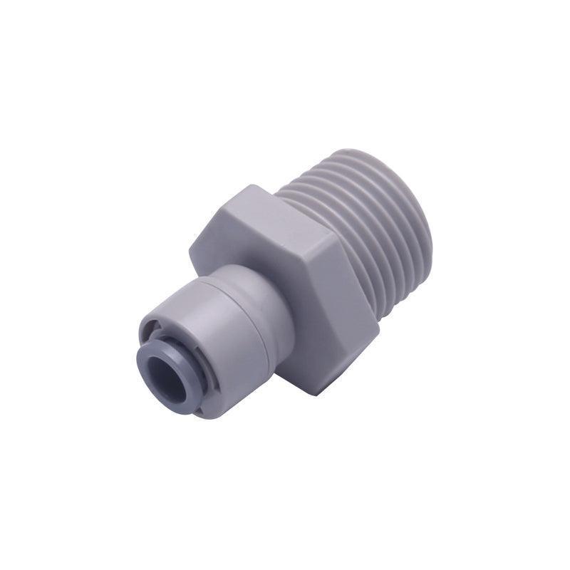 Raccord union droit en ligne en plastique pour tube de 1/4 po à pousser pour connecter 1810-A