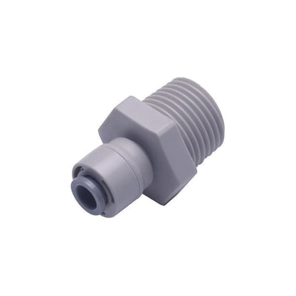 Raccord union droit en ligne en plastique pour tube de 1/4 po à pousser pour connecter 1810-A