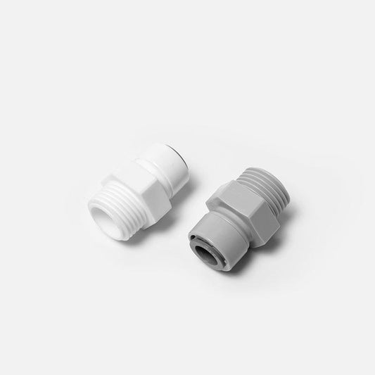 Raccord union droit en ligne en plastique pour tube de 1/4 po à pousser pour connecter 1810-A