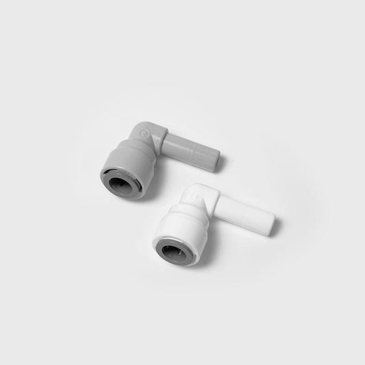 Raccord union droit en ligne en plastique pour tube de 1/4 po à pousser pour connecter 1810-A