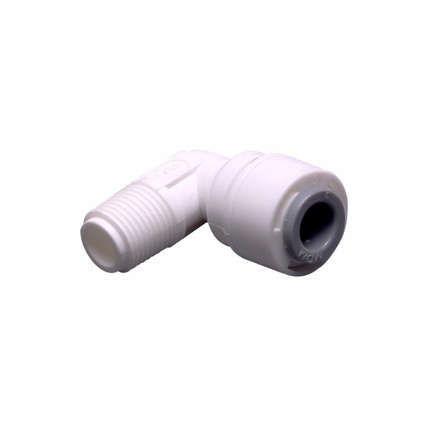 RO Tubing/Hose Connector 90 Degree Plastic Elbow Male Threaded Tube Adapter 1/4 NPT Male Elbow X 1/4 Tubing OD Quick Connect Fitting for Water Filters/RO Systems 1817-A