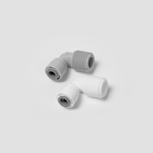 Raccord union droit en ligne en plastique pour tube de 1/4 po à pousser pour connecter 1810-A