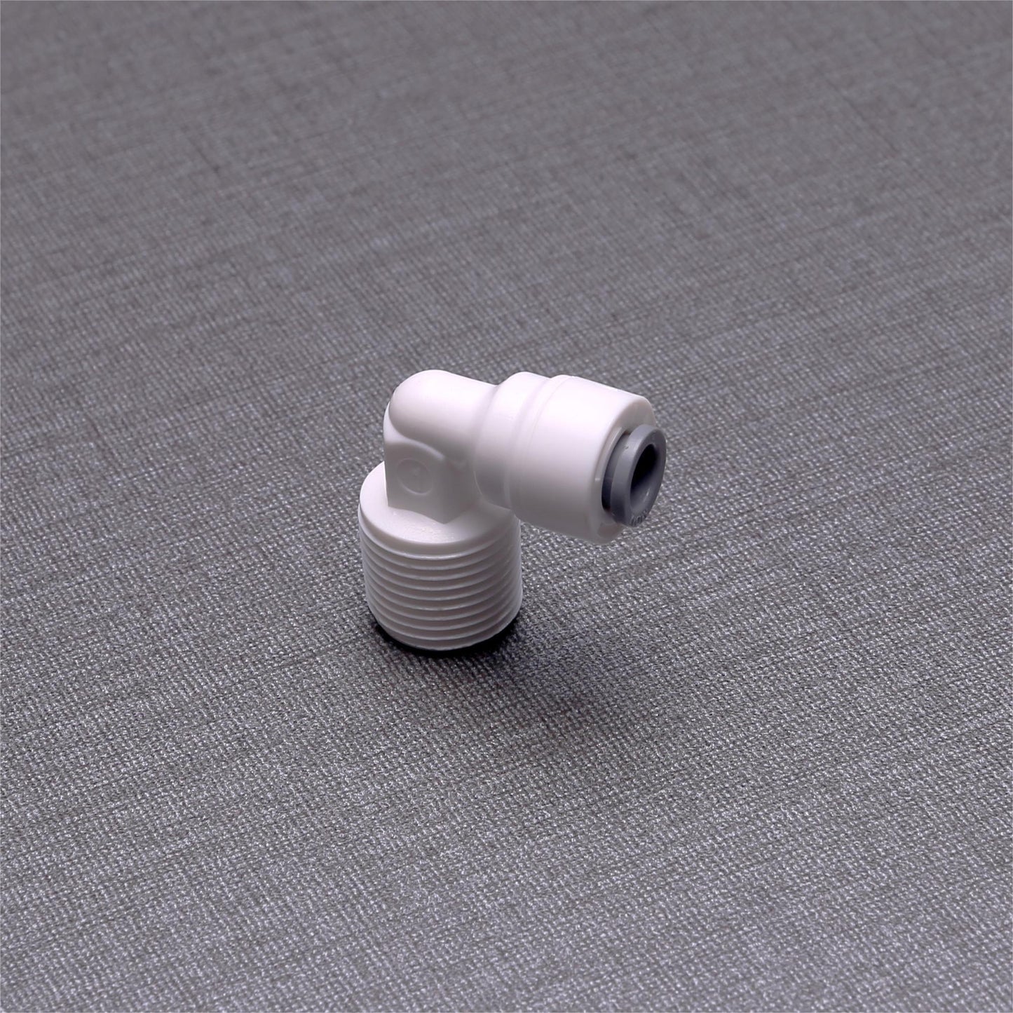 RO Tubing/Hose Connector 90 Degree Plastic Elbow Male Threaded Tube Adapter 3/8 NPT Male Elbow X 1/4 Tubing OD Quick Connect Fitting for Water Filters/RO Systems 1817-C