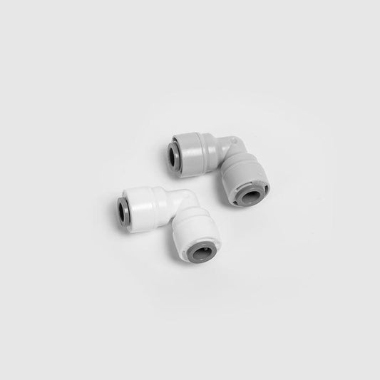 Elbow Connector 90 degree 1/4 inch Tubing Water Line Fittings, Plastic Push to Connect Fittings for RO/DI Water Filter System 1818-A
