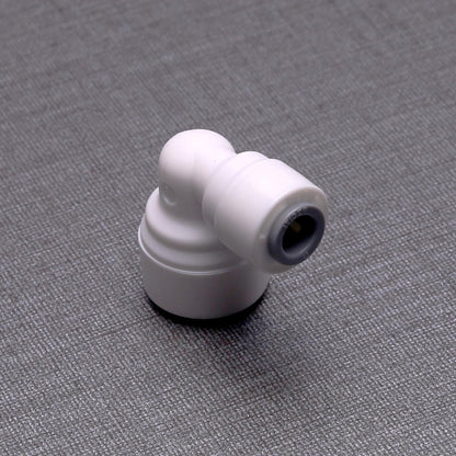 Elbow Connector 90 degree 1/4 x 3/8 inch Tubing Water Line Fittings, Plastic Push to Connect Fittings for RO/DI Water Filter System 1818-C