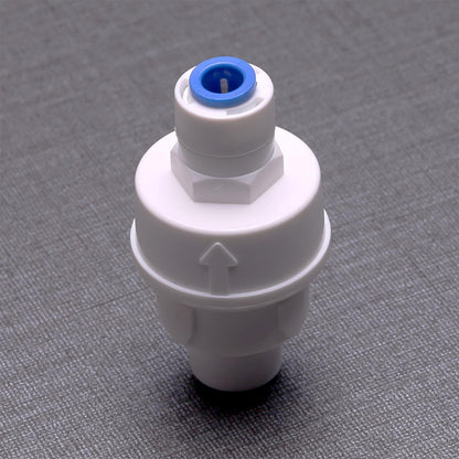 Water Pressure Relief Regulator Reducing Valve Filter Protection RO Water System 1/4” Plastic Quick Connect Push Fit for Water Purifiers and Fauce 1830-C