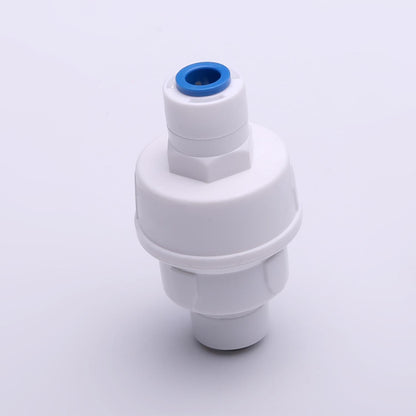 Water Pressure Relief Regulator Reducing Valve Filter Protection RO Water System 1/4” Plastic Quick Connect Push Fit for Water Purifiers and Fauce 1830-C