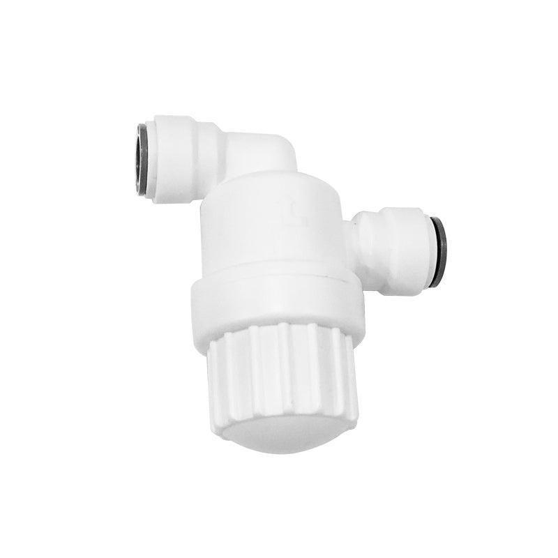 3/8" Filter Stainer Push to Connect, Irrigation Filter with Stainless Steel Strainer(80 Mesh - 180 MIC), Quick Connect Filtration System