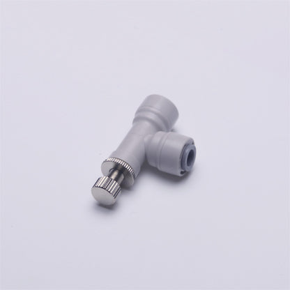 RO Water Flow Control Valve Compatible with 1/4 Inch Hose OD POM Plastic for RO Water Systems/Pure Water Systems/Water Purifiers/Water Dispensers, Quick Connector Fitting Water Speed Controller 1819-A