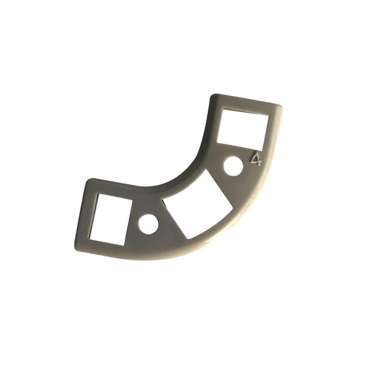 1/4" OD Tubing Flow Bend Clip,Bend Supports 90 Degree Elbow Conduit