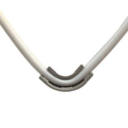 3/8" OD Tubing Flow Bend Clip,Bend Supports 90 Degree Elbow Conduit
