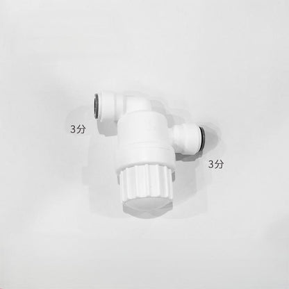 3/8" Filter Stainer Push to Connect, Irrigation Filter with Stainless Steel Strainer(80 Mesh - 180 MIC), Quick Connect Filtration System