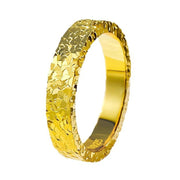 Urqanyu S925 sterling silver crushed ice ring niche design couple model